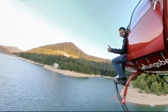 Hubschrauber gestützte Shows und Seilaktionen