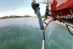 Hubschrauber gestützte Shows und Seilaktionen