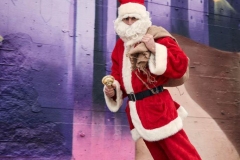 walkact weihnachtsmann Einrad